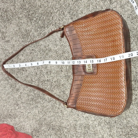 Coldwater Creek medium faux leather handbag - brown - Picture 6 of 6